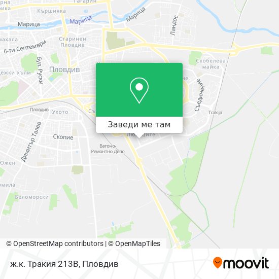 ж.к. Тракия 213В карта