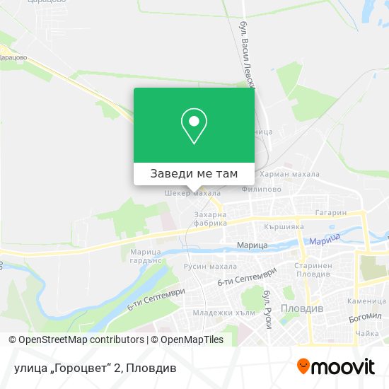 улица „Гороцвет“ 2 карта
