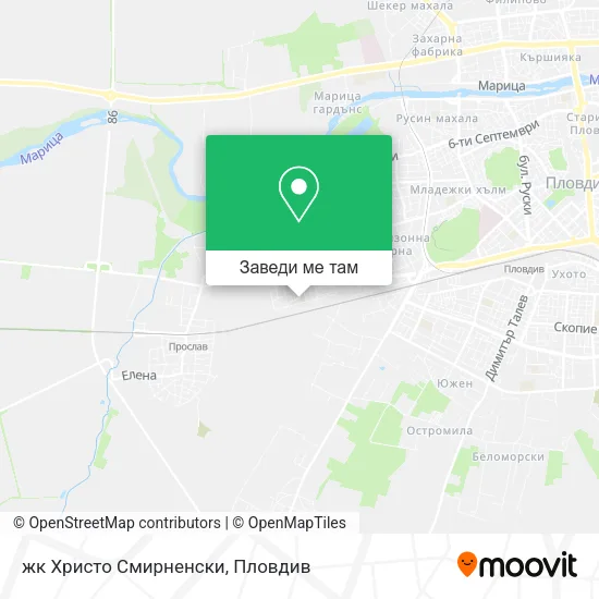 жк Христо Смирненски карта
