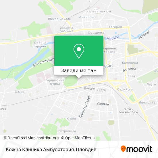 Кожна Клиника Амбулатория карта