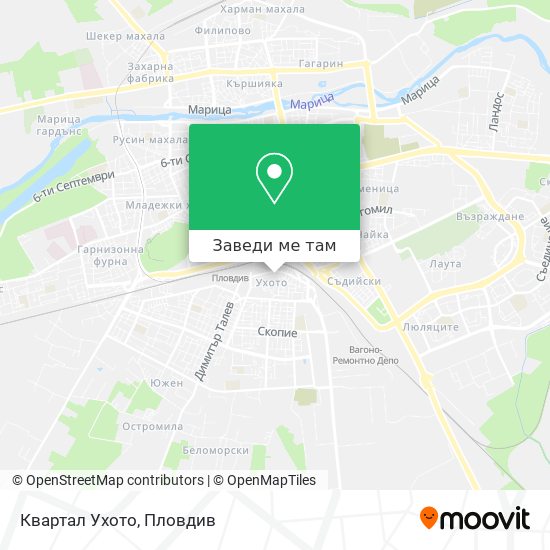 Квартал Ухото карта