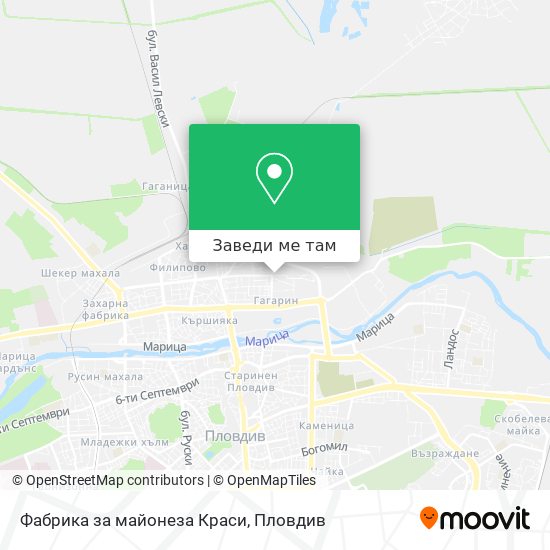 Фабрика за майонеза Краси карта