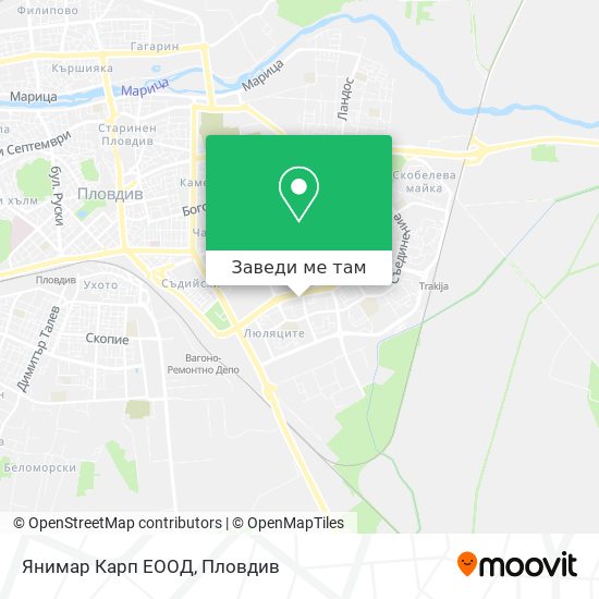 Янимар Карп ЕООД карта