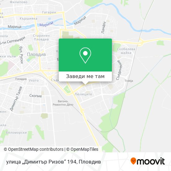 улица „Димитър Ризов“ 194 карта