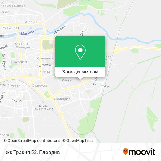жк Тракия 53 карта