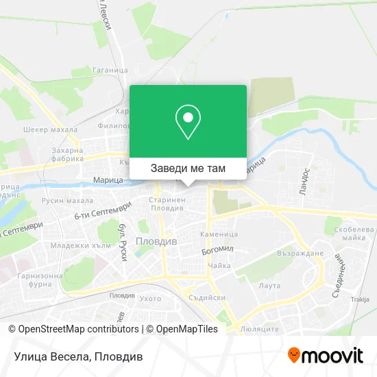 Улица Весела карта