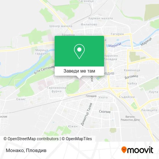 Монако карта