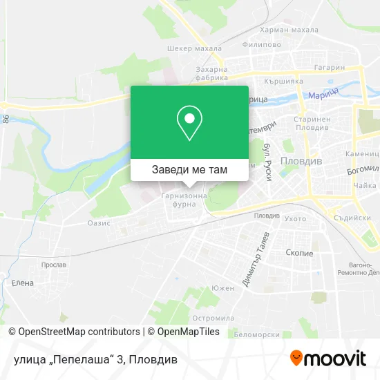 улица „Пепелаша“ 3 карта