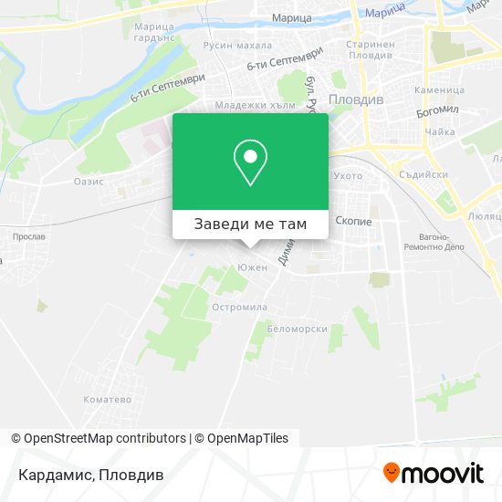 Кардамис карта