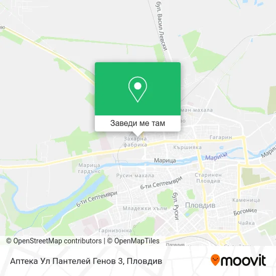 Аптека Ул Пантелей Генов 3 карта