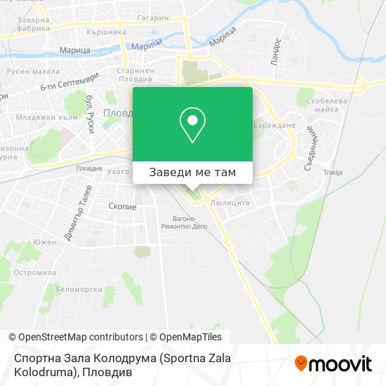 Спортна Зала Колодрума (Sportna Zala Kolodruma) карта