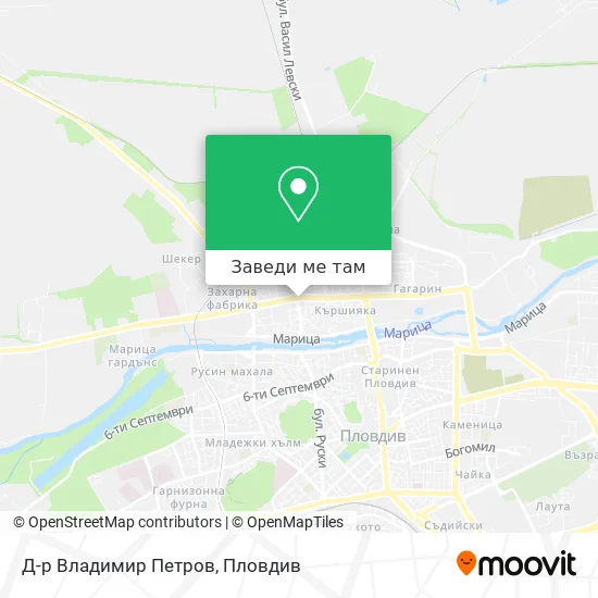 Д-р Владимир Петров карта