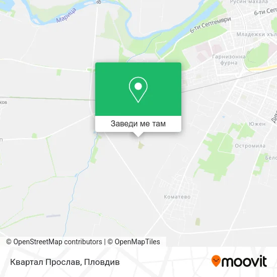 Квартал Прослав карта