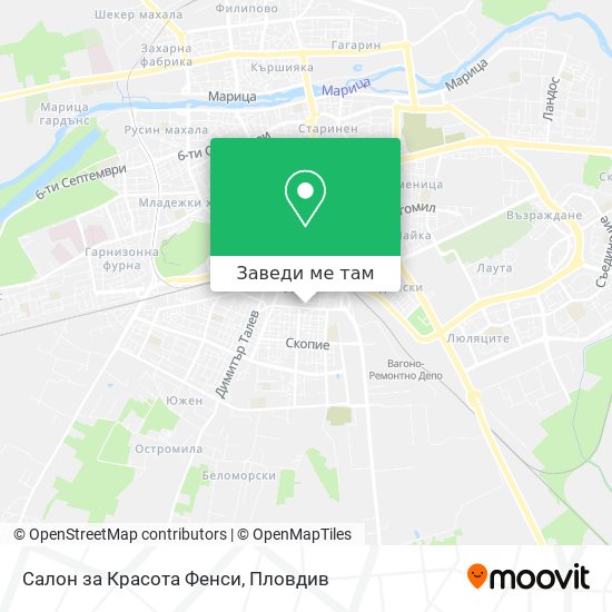 Салон за Красота Фенси карта