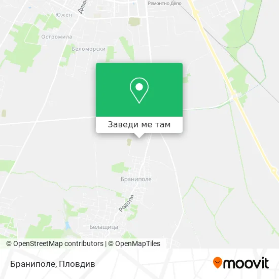 Браниполе карта
