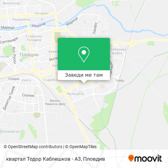 квартал Тодор Каблешков - А3 карта
