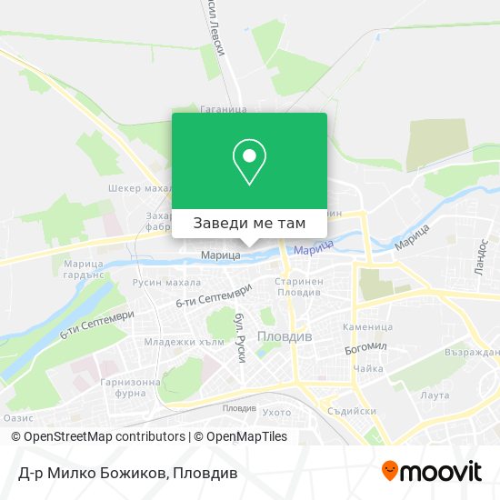 Д-р Милко Божиков карта
