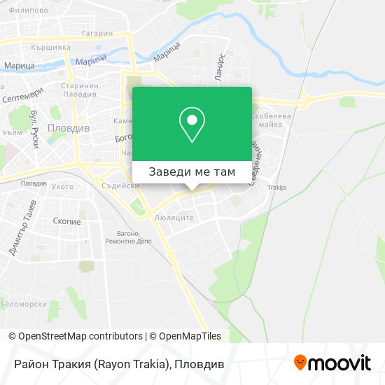 Район Тракия (Rayon Trakia) карта