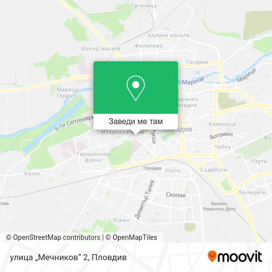 улица „Мечников“ 2 карта