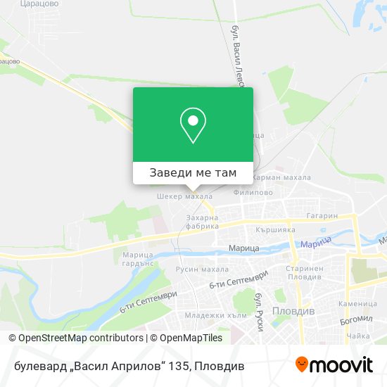 булевард „Васил Априлов“ 135 карта