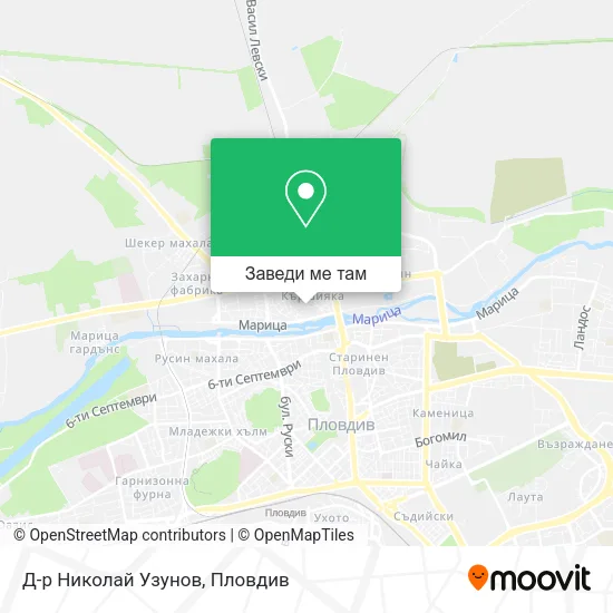 Д-р Николай Узунов карта