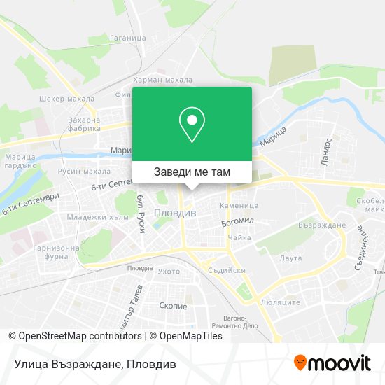 Улица Възраждане карта