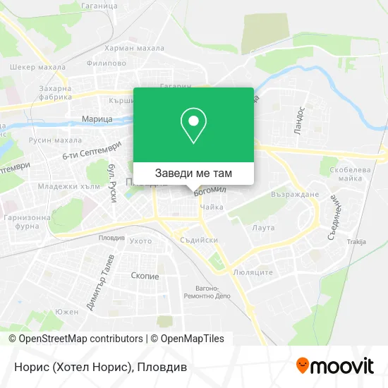 Норис (Хотел Норис) карта