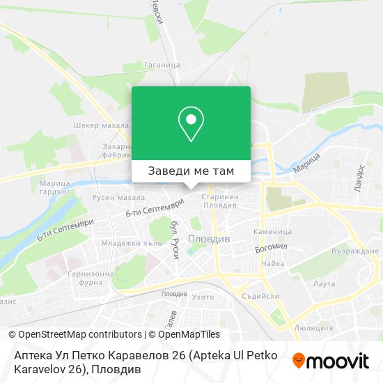 Аптека Ул Петко Каравелов 26 (Apteka Ul Petko Karavelov 26) карта