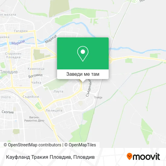 Кауфланд Тракия Пловдив карта