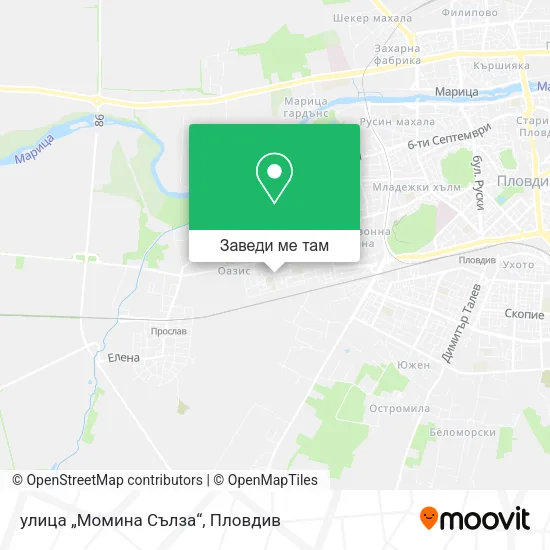 улица „Момина Сълза“ карта