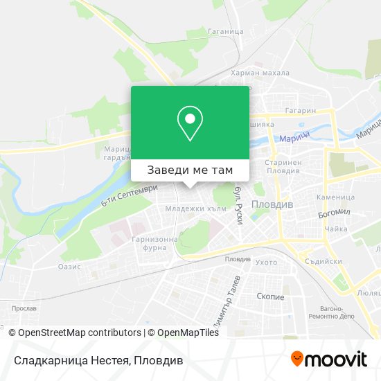 Сладкарница Нестея карта