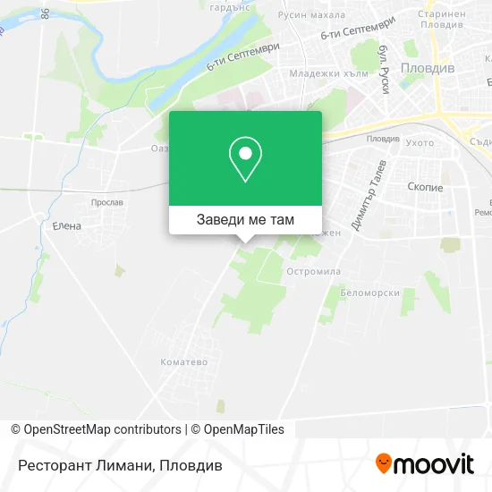 Ресторант Лимани карта