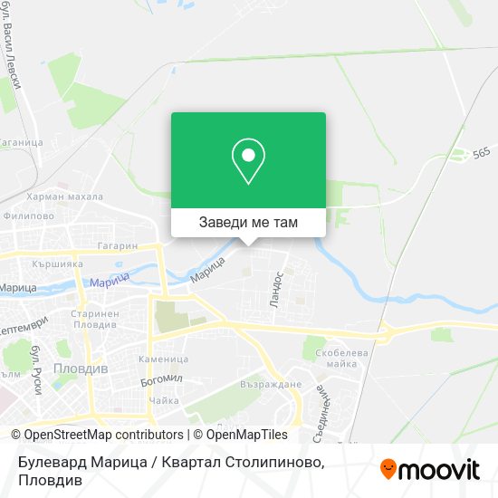 Булевард Марица / Квартал Столипиново карта
