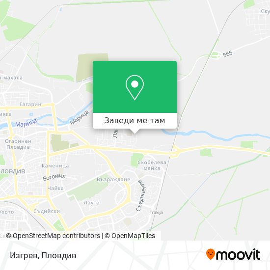 Изгрев карта