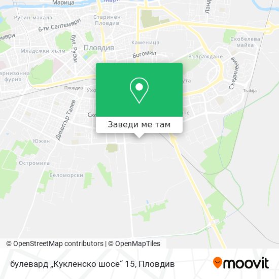 булевард „Кукленско шосе“ 15 карта