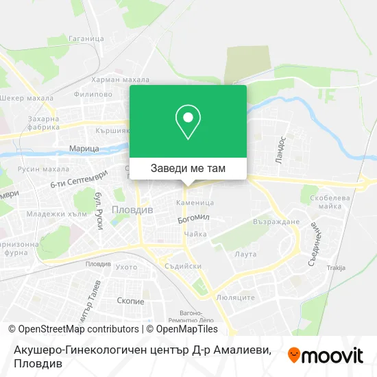 Акушеро-Гинекологичен център Д-р Амалиеви карта