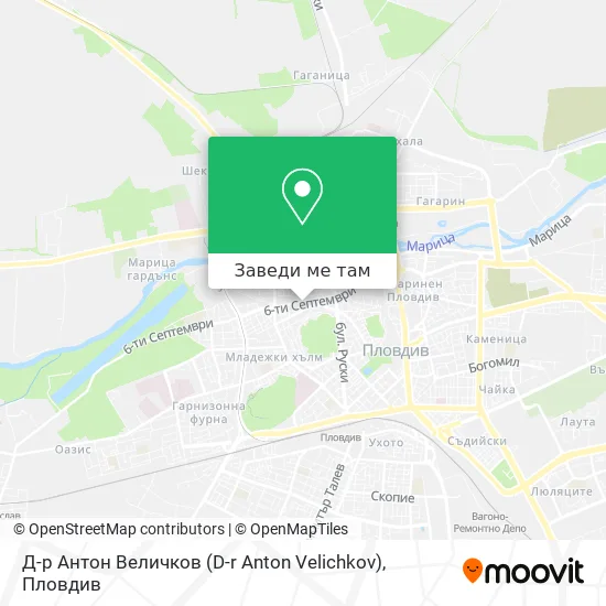 Д-р Антон Величков (D-r Anton Velichkov) карта