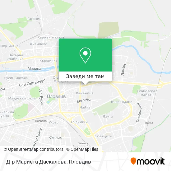 Д-р Мариета Даскалова карта