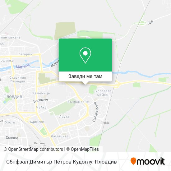 Сбпфзал Димитър Петров Кудоглу карта