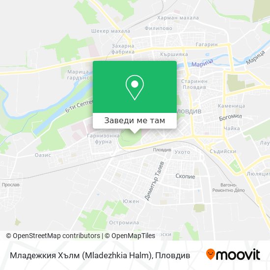 Младежкия Хълм (Mladezhkia Halm) карта