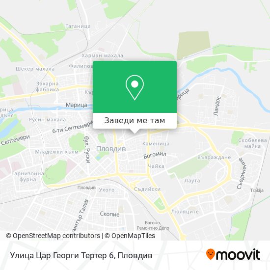 Улица Цар Георги Тертер 6 карта