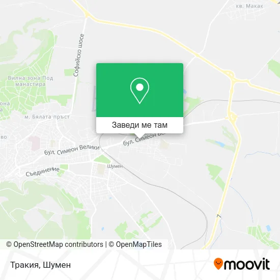 Тракия карта