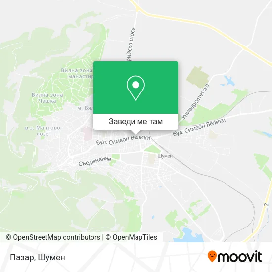 Пазар карта