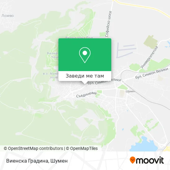 Виенска Градина карта