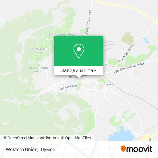Western Union карта