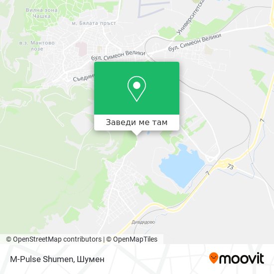 M-Pulse Shumen карта