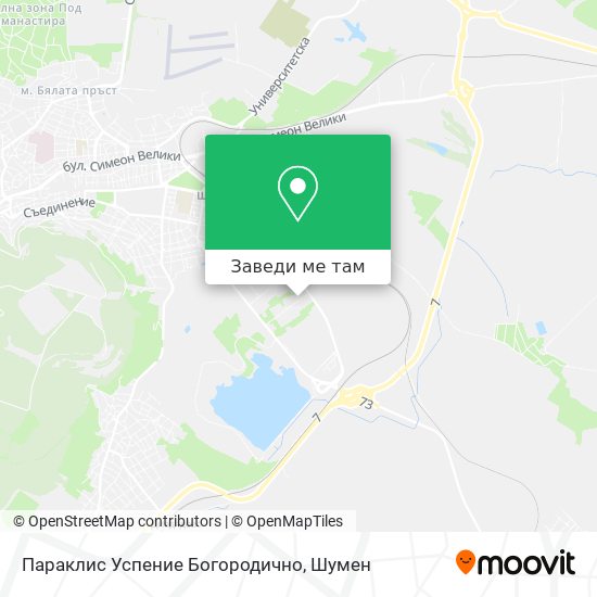 Параклис Успение Богородично карта