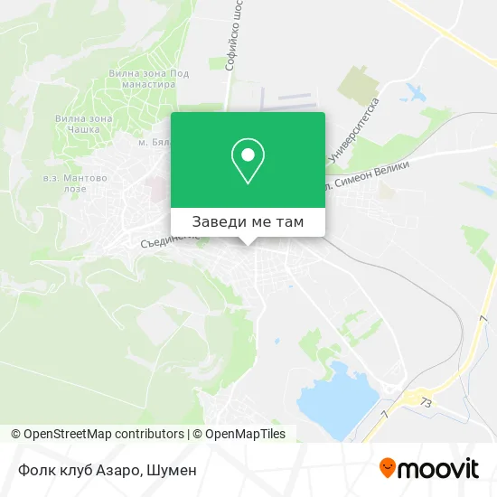 Фолк клуб Азаро карта