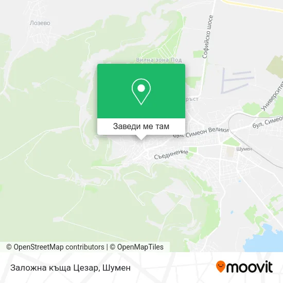 Заложна къща Цезар карта