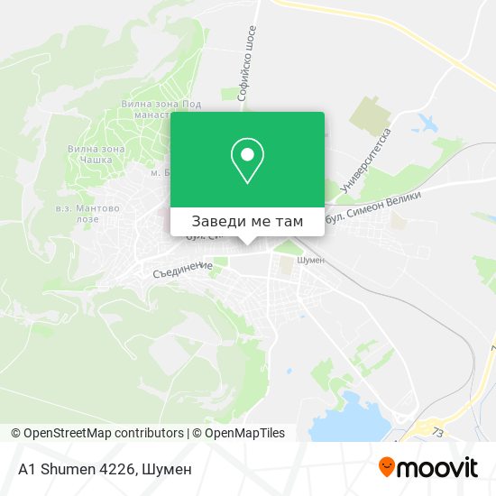 A1 Shumen 4226 карта